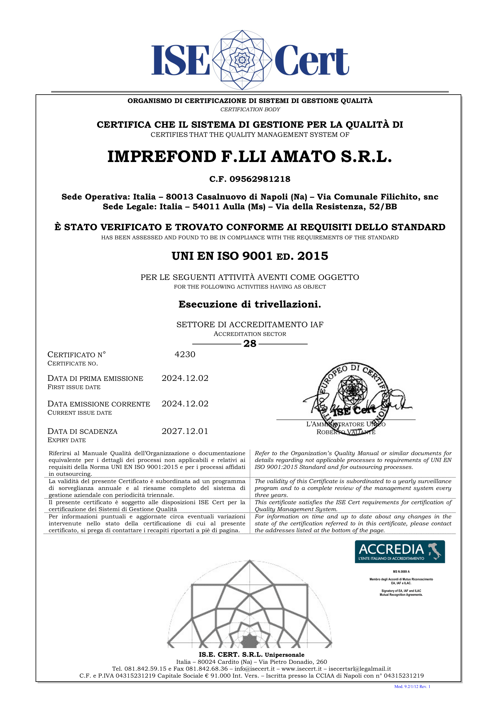 ISO 9001:2015